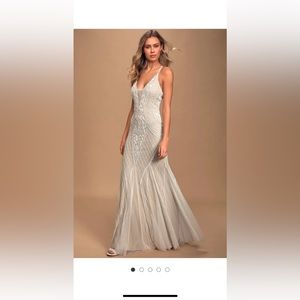 Lulu’s This I Promise You Beaded Wedding Gown